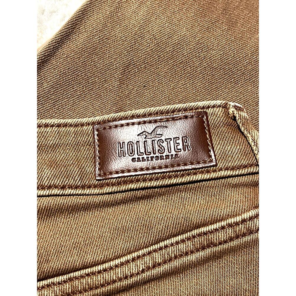 Hollister Jeans Women 26x27 Brown Curvy High Rise Mom Jean